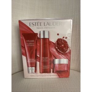 Estee Lauder Nutritious Super-Pomegranate Recharge Your Radiance Gift Set NIB .